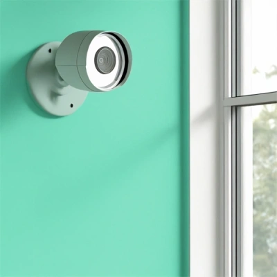 Tampa vivint camera facing a window
